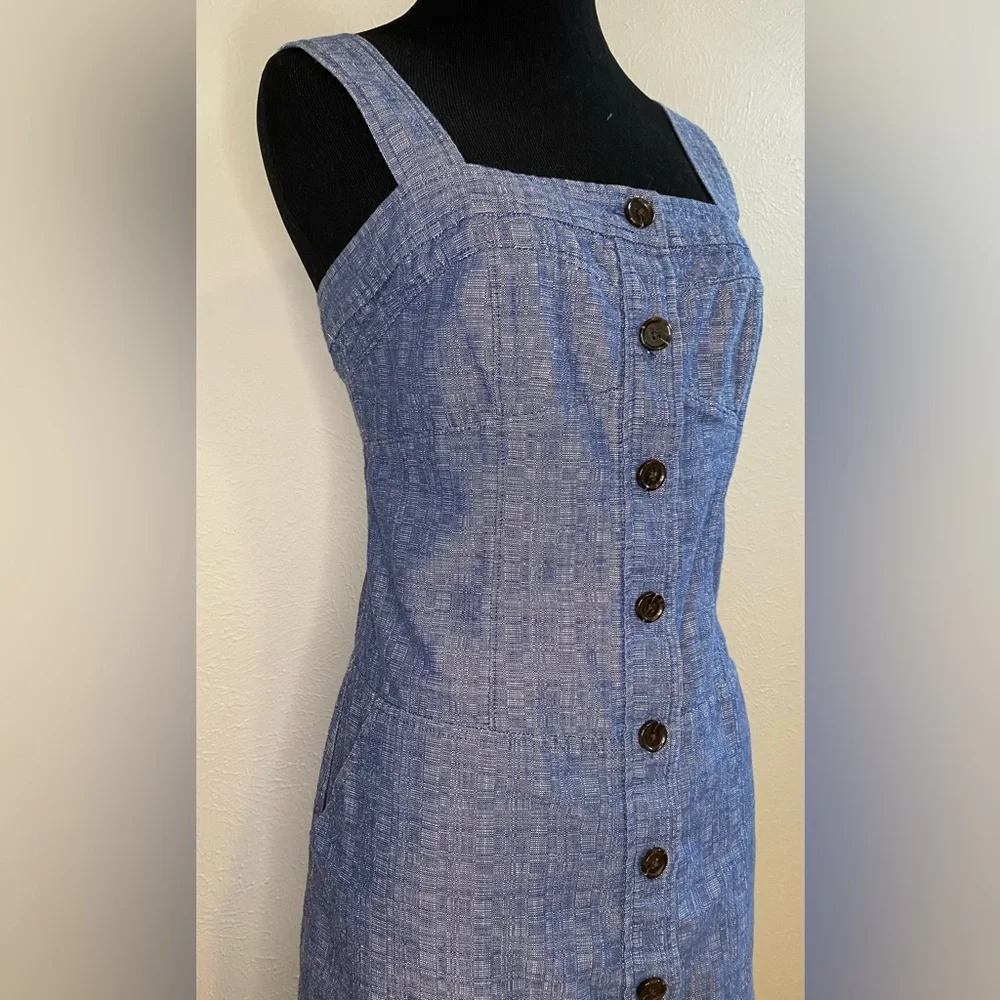 Derek Lam for Design Nation Denim Button Up Dress Size 4 - Picture 5 of 11